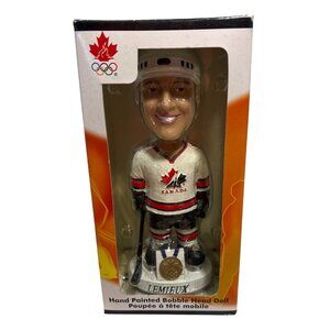 Mario Lemieux Bobblehead Olympics 2002 Team Canada Hockey Collectible
